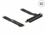 Delock M. 2 kulcs M - PCIe x16 NVMe adapter 20 cm hosszú kábellel (64133) - dellaprint