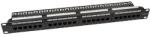 LogiLink Cat. 6 Patch Panel 24-Port 19" , UTP, black, certified (NP0004A)