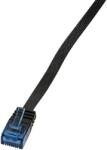 LogiLink CAT6 U/UTP Flat Patch Cable SlimLine AWG32 black 20m (CF2113U) - dellaprint