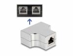 Delock RJ45 Splitter / T Adapter 1 db. RJ45 anya - 2 db. RJ45 anya Cat. 5e STP (87860)