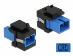 Delock Keystone modul SC Simplex aljzat - SC Simplex aljzat kék / fekete (86812) - dellaprint