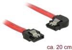 Delock 6 Gb/s sebességet biztosító SATA-kábel egyenes csatlakozódugóval > balra néző SATA-csatlakozó (83962) - dellaprint