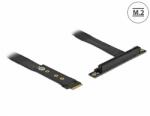 Delock M. 2 kulcs M - PCIe x16 NVMe adapter hajlított 20 cm hosszú kábellel (64134)