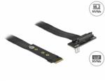 Delock M. 2 kulcs M - U. 2 SFF-8639 NVMe adapter hajlított 20 cm hosszú kábellel (64135)