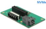 Delock Adapter SFF-8643 > PCIe x4 rögzítőlemezzel (62788) - dellaprint