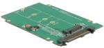 Delock 2.5 -os átalakító U. 2 SFF-8639 > M. 2 NGFF NVMe M aljzat (62710)