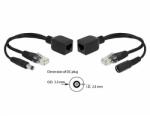 Delock Passzív PoE adapter készlet RJ45 DC 5, 5 x 2, 5 mm (66024)