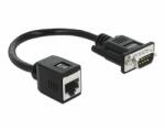 Delock Soros adapter a kábelhosszabbításhoz a DB9-es apa csatlakozó RJ45 anya csatlakozó (63999)