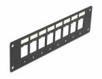 Delock Keystone patch panel 8 süllyesztett porttal (86597)