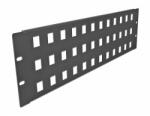 Delock 19 48 portos fekete Keystone Patch Panel 3U (66838)