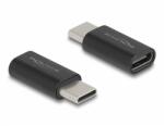 Delock Adapter SuperSpeed USB 10 Gb/s (USB 3.2 Gen 2) USB Type-C dugasz-alj portkímélő fekete (60034)