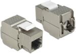 Delock Keystone modul RJ45 anya > RJ45 anya Cat. 6, szürke (86154) - dellaprint