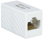 LogiLink Cat. 6A RJ45 Inline Coupler UTP, mini type, white (NP0025U)