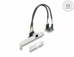 Delock Mini PCIe I/O PCIe teljes méretű 1 x RJ45 2, 5 Gigabit LAN (95271)