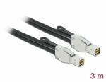Delock PCI Express kábel Mini SAS HD SFF-8674 - SFF-8674 csatlakozókkal, 3 m (86623) - dellaprint