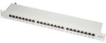 LogiLink Cat. 6A Patch Panel 24-Port STP, grey (NP0060)