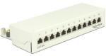 Delock Desktop Patch Panel 12 Port Cat. 6A white (87679)