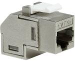 LogiLink Keystone Coupler Cat. 6A STP, 2xRJ45, 90 angled, shielded (NK4025)