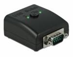Delock RS-232 váltó és megosztó 1 db. soros DB9 2 db. Kétirányú B-típusú USB 2.0 (87756)