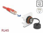 Delock Easy 45 Modul Network RJ45 Cat. 6A, 45 x 45 mm (81411)