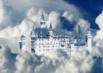 Bluebird Puzzle 90105 - Neuschwanstein Castle in Clouds - 500 db-os puzzle