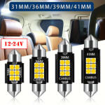 Autolife SMD-ROOF-3030-36-2 - 2db-os 36MM-3030-6SMD Szofita - CANBUS - 12-24V Hűtőbordákkal (21332)