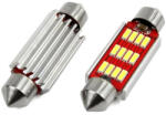 Autolife SMD-ROOF-10SMD-39 -2 2db-os 39MM Szofita Led 12V hűtőbordás CANBUS (21301) - olaj