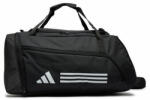 Adidas Geantă adidas Essentials 3-Stripes Duffel Bag IP9863 Black/White Bărbați Geanta sport