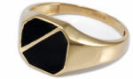 Ékszershop Fekete köves pecsét arany gyűrű (1267476)