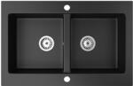  Gránit mosogatótálca - NERO Verso - matt fekete (VER755485CM0)