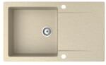  Gránit mosogatótálca - NERO Gold - bézs (NG767450B-00)