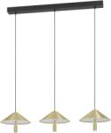 EGLO 390272 Paraguay függeszték, sárga réz, 4080 lm, 3000K melegfehér, beépített LED, 3x12W, IP20 (390272)