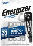 Energizer ULTIMATE LITHIUM AAA 1, 5V akkumulátorok buborékfólia 4 db (ENEBAT1510)