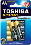9518 TOSHIBA ALPHA POWER LR6 AA 1, 5 V alkáli elemek buborékcsomagolás 6 darab (TOSBAT0030)