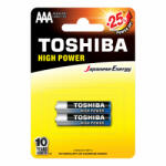 Toshiba HIGH POWER LR03 AAA 1, 5 V alkáli elemek buborékcsomagolásban (TOSBAT0105)