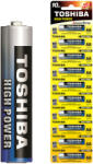 Toshiba NAGYTELJESÍTMÉNY LR03 AAA 1.5V MATRICRA alkáli elemek 10db (TOSBAT0145)