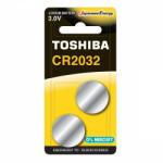 9518 TOSHIBA speciális akkumulátorok lítium CR 2032 3V buborékcsomagolás 2 db (TOSBAT0575)