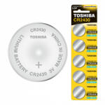 Toshiba speciális akkumulátorok Lithium CR 2430 3V buborékfólia 5 db (TOSBAT0620)