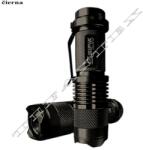 TifanTEX Lanternă SIPIK zoom neagră, Încărcător + baterie (Lanternă) (3517E5)