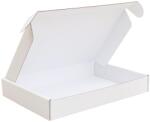 Szidibox Karton Csomagoló doboz, önzáró, postai kartondoboz 315x220x48mm fehér (SZID-01302)