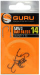 Guru MWG Hook size 10 (Barbless/Eyed) (GMW10)