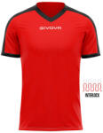 Givova SHIRT REVOLUTION INTERLOCK dressz piros-fekete 3XS