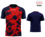 Givova SHIRT ART INTERLOCK M/C dressz piros-kék M