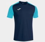 Joma Academy Iv Short Sleeve T-shirt Navy Fluor Turquoise 8xs-7xs