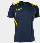 Joma CHAMPIONSHIP VII SHORT SLEEVE T-SHIRT dressz tengerészkék sárga 3XL