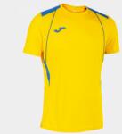 Joma Championship Vii Short Sleeve T-shirt Yellow-royal Blue 3xl