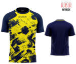 Givova SHIRT ART INTERLOCK M/C dressz sárga-kék XS