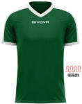 Givova SHIRT REVOLUTION INTERLOCK dressz zöld-fehér XS