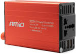 AMiO Convertor de tensiune 24V -> 230V, 300W/600W, 2 x USB 5V (AVX-AM02471) - demarc