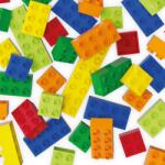 Hubelino Cuburi colorate de construit Hubelino tip lego (120 piese) (400390) - jucariipentrucopil